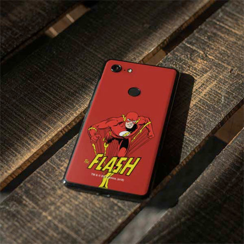 DC Comics The Flash Classic Action Pose Art Google Pixel 3 XL Skin